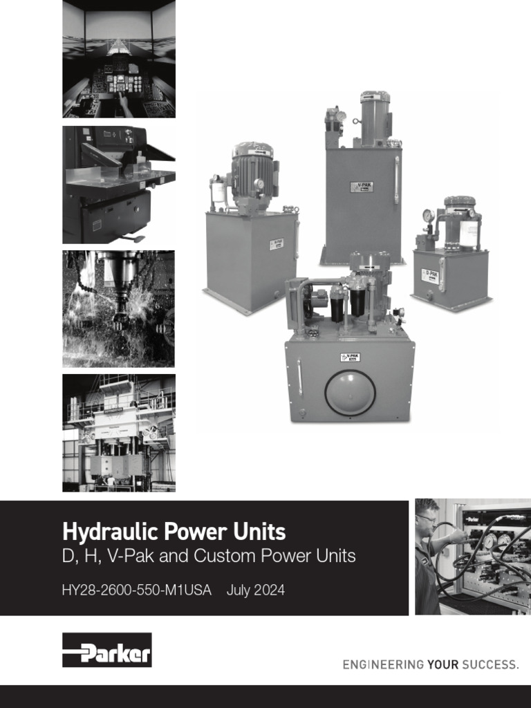 Hydraulic Power Units Manual Overview | PDF | Valve | Pump