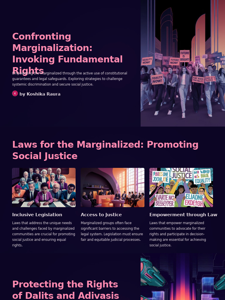 Confronting Marginalization Invoking Fundamental Rights | PDF ...