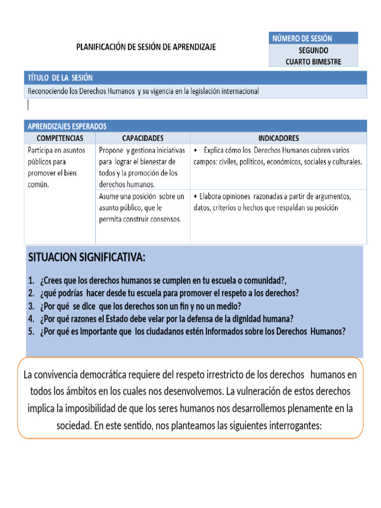 Derechos Humanos DPCC | PDF