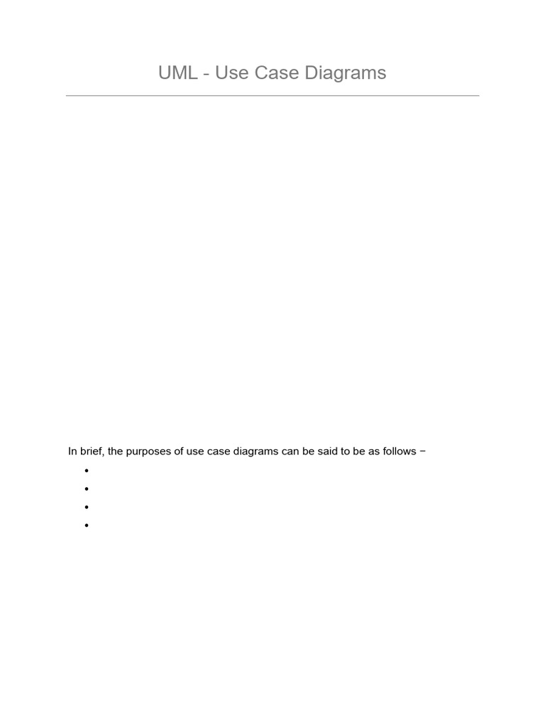 USE-CASE DIAGRAM | PDF | Use Case | System