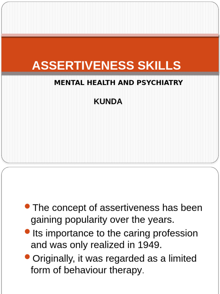 WHAT IS ASSERTIVENESS SKILLS visual data 8