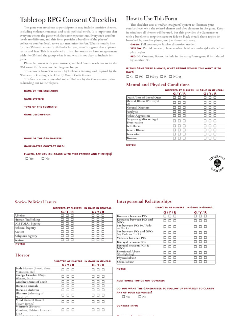 269834-Fillable ConsentForm STR GG | PDF | Horror Films