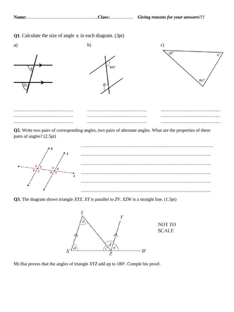 G7 Entrance Test | PDF