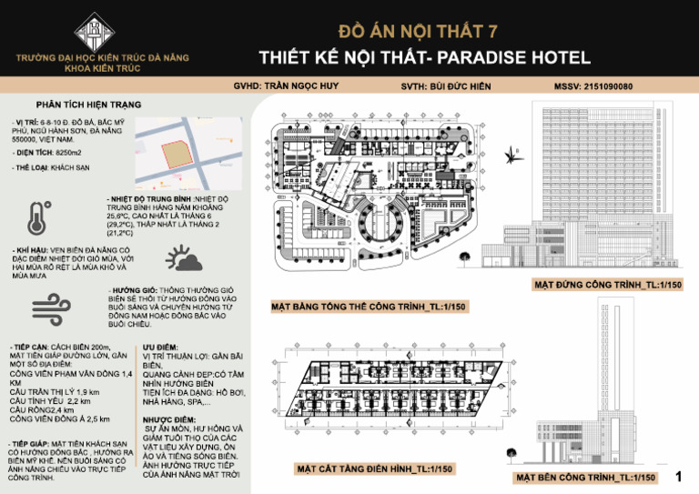 THI ẾT KẾ NỘI Thất-Paradi SE Hotel ĐỒ ÁN NỘI Thất 7 | PDF