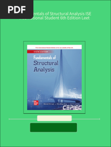 Fundamentals of Structural Analysis ISE International Student 6th Edition Leet All Chapters Instant Download