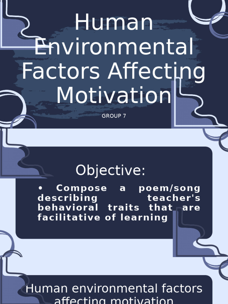 Human Factors in Student Motivation | PDF | Learning | Teachers