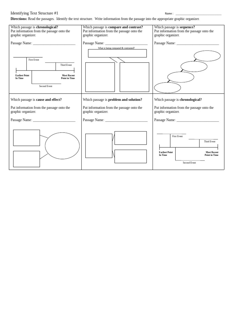 Text Structure Identification Guide | PDF | Economic Bubble | Financial ...