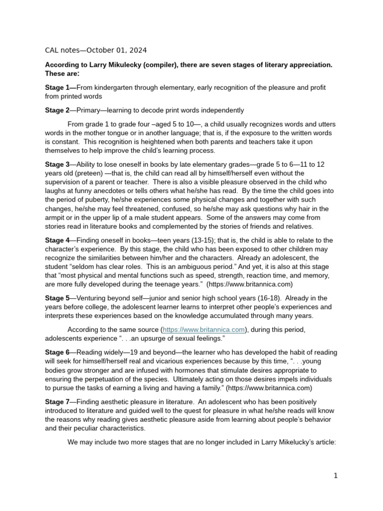 CAL notes | PDF | Dr. Seuss | Picture Book