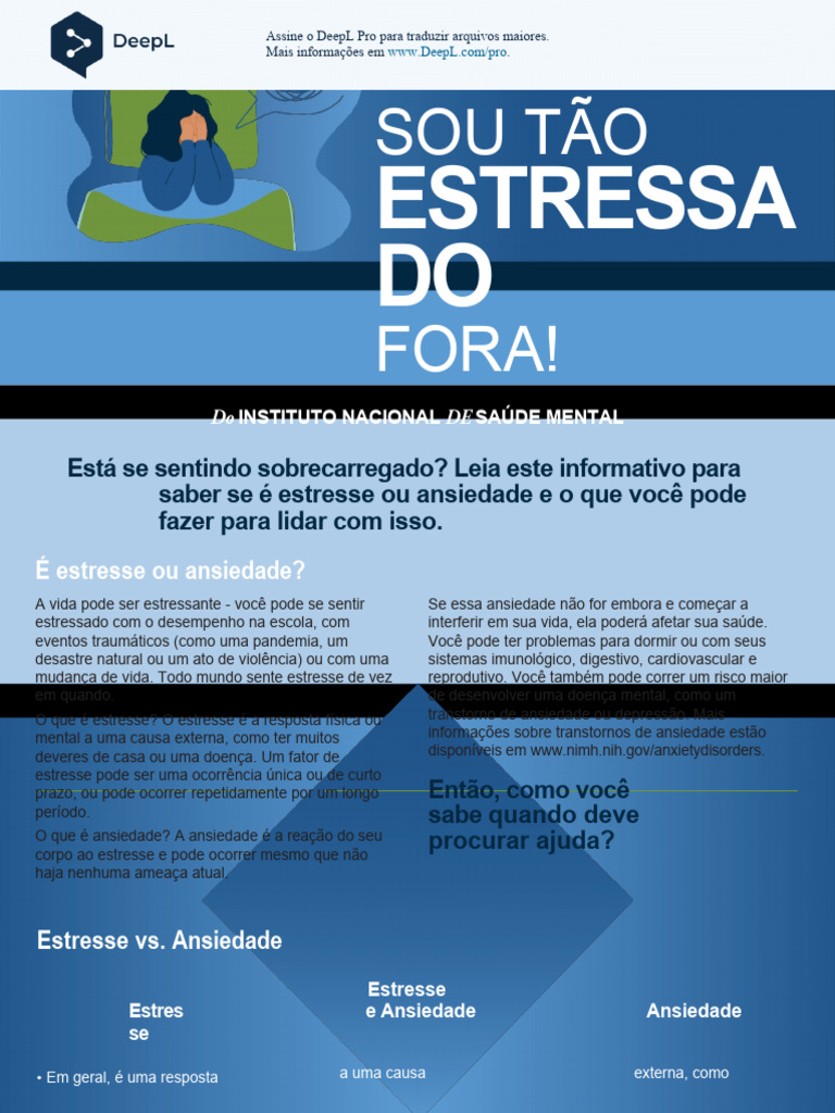Estresse e Ansiedade: Como Lidar? | PDF | Ansiedade | Estresse (Biologia)