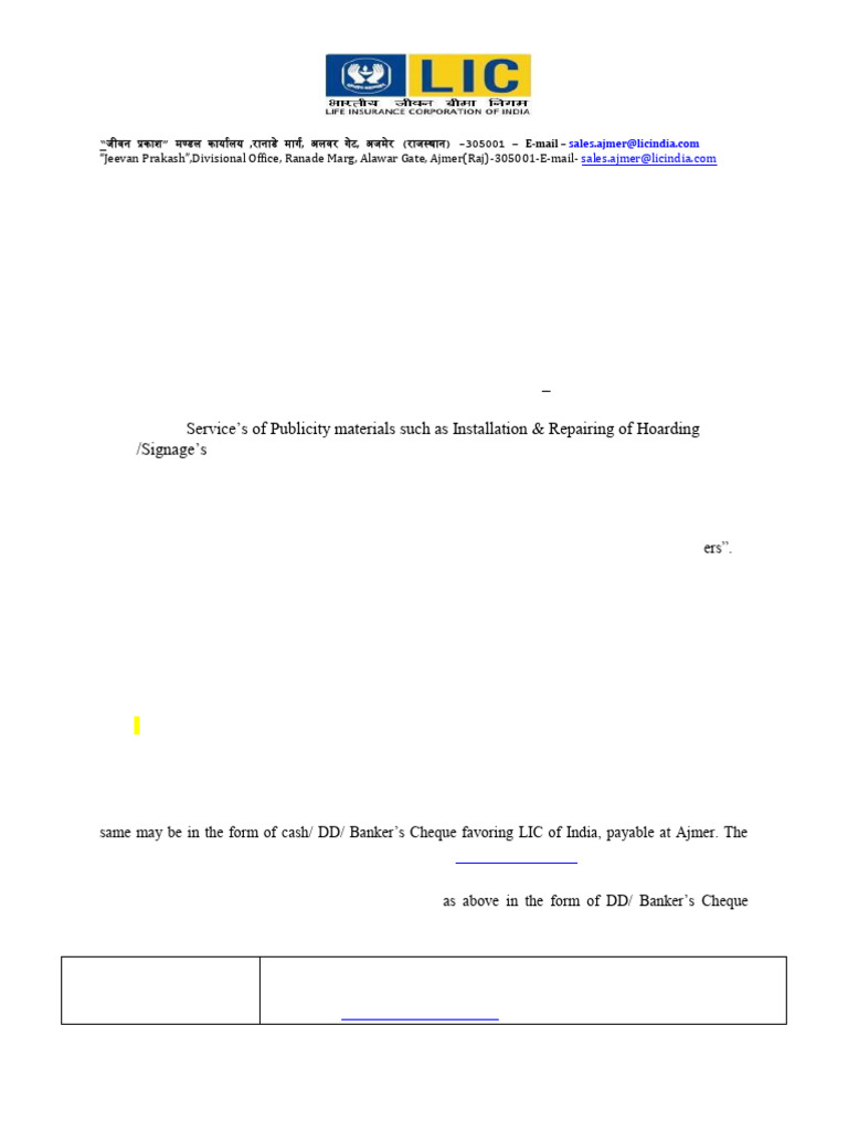 Notice For Empanelment - Notice - Application Form - Annexure Etc | PDF