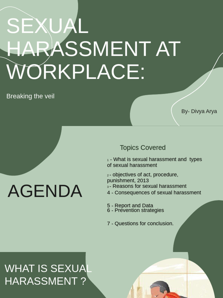 Understanding Workplace Sexual Harassment | PDF | Sexual Harassment ...