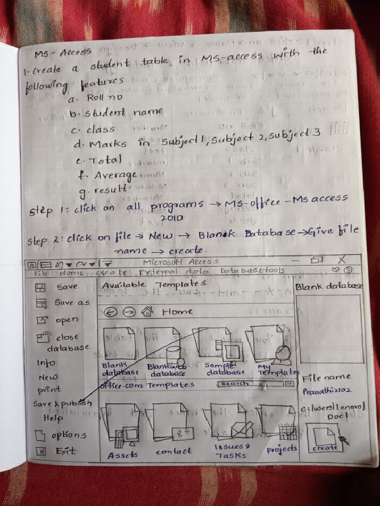 Access Database Student Grades Guide | PDF | Databases | Applied ...