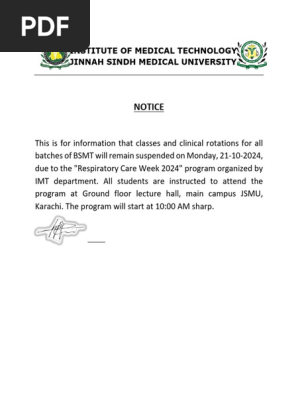 Notice of RT Care Week