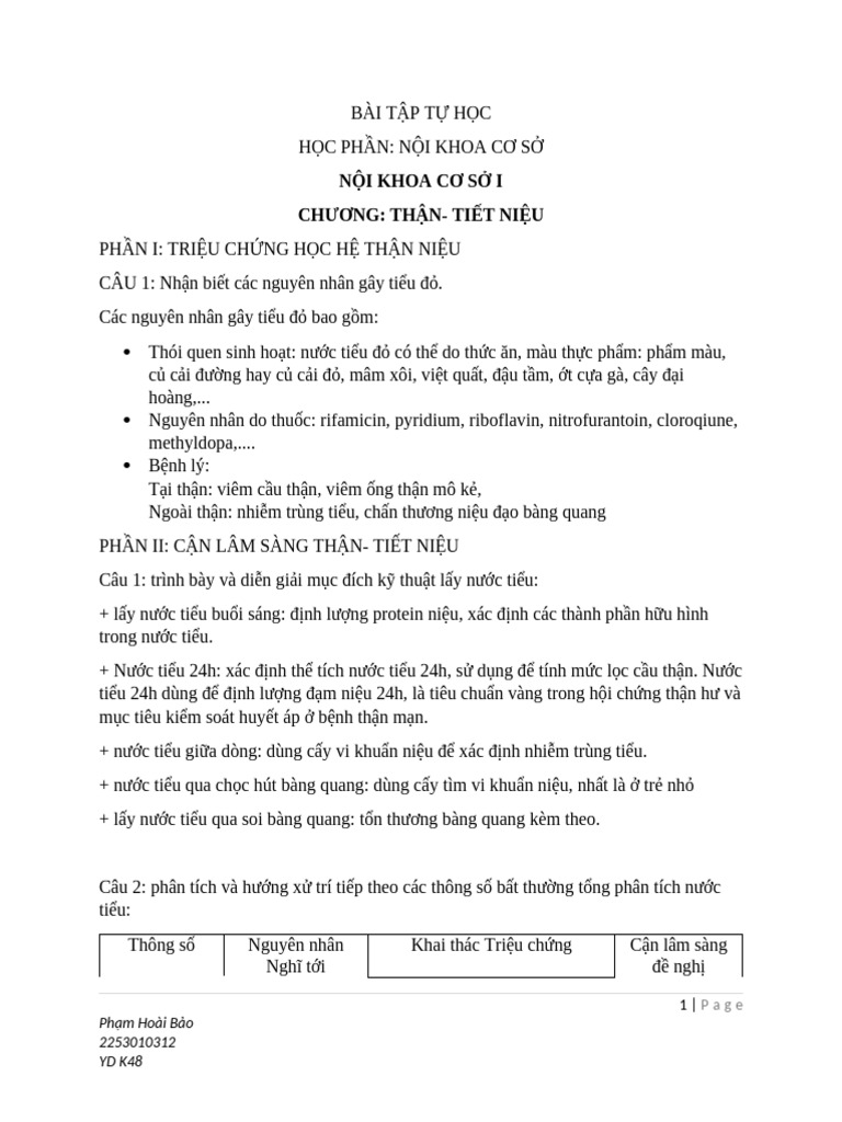Noi Co So I | PDF