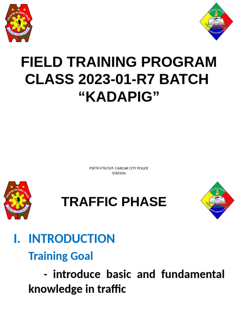 Traffic Power Points | PDF | Traffic | Police