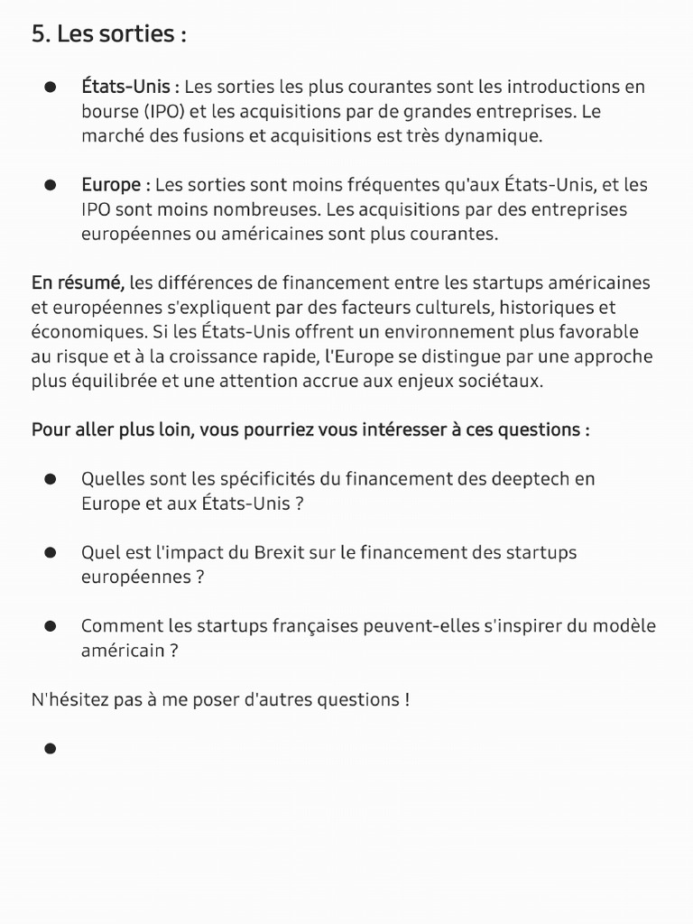 Start Us V - Différences Les Sorties - 241120 - 092436 | PDF