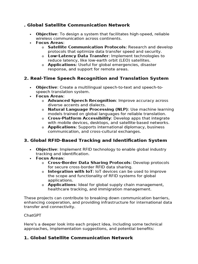 Global communication innovations pdf speech recognition radio