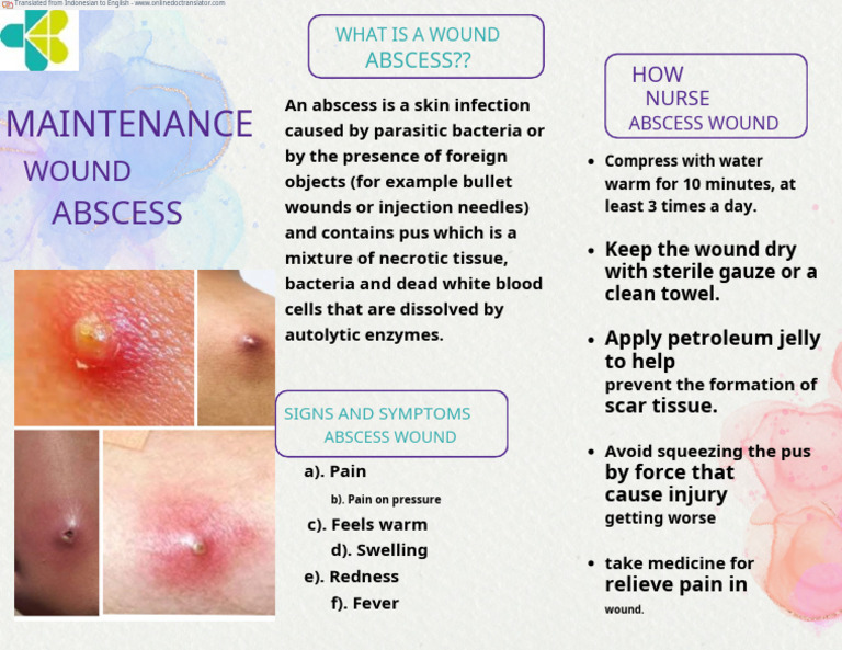 Understanding Wound Abscess Care | PDF | Wound | Medical Specialties