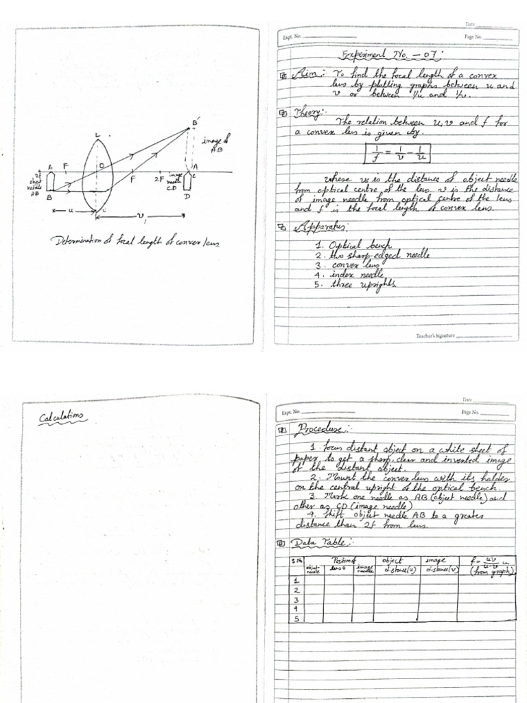 Physics Exp No 7 | PDF