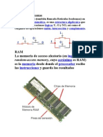 Algebra Booleanas: Inglés Acrónimo Memoria Procesador Instrucciones