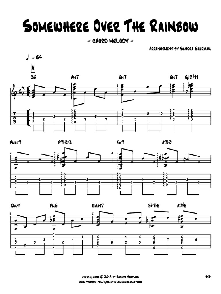 セール 一番安い The Over Somewhere Rainbow PDF | 798835 Melody Chord アート・デザイン・音楽