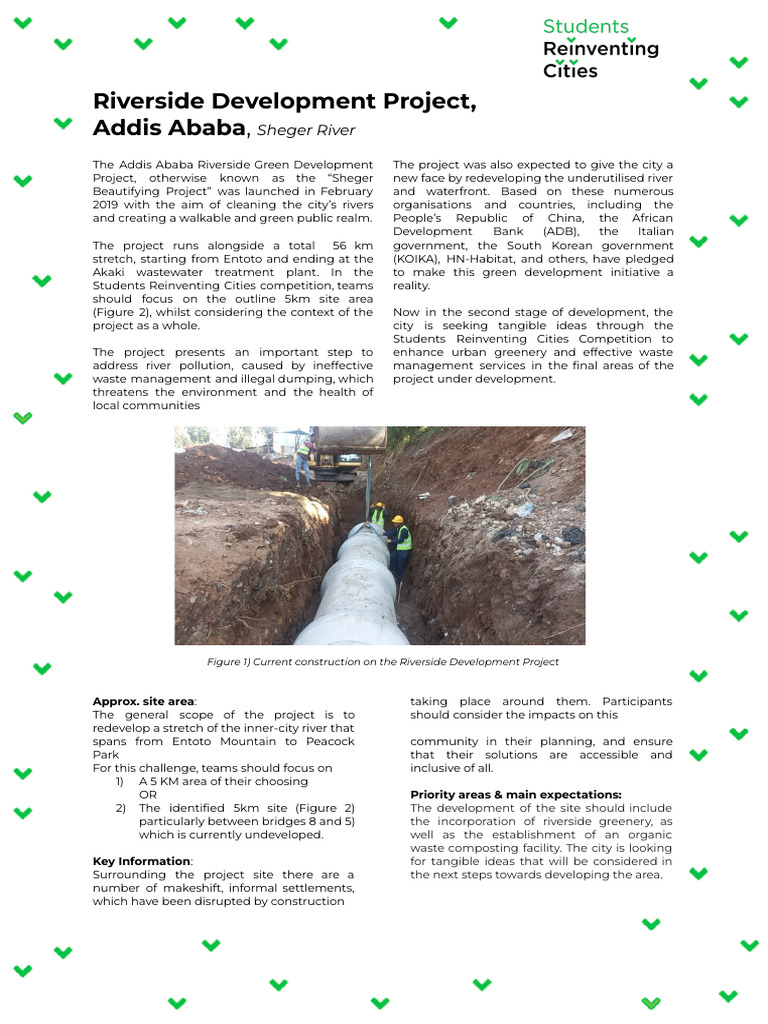 Addis Ababa Riverside Green Project | PDF | Climate Change Mitigation ...