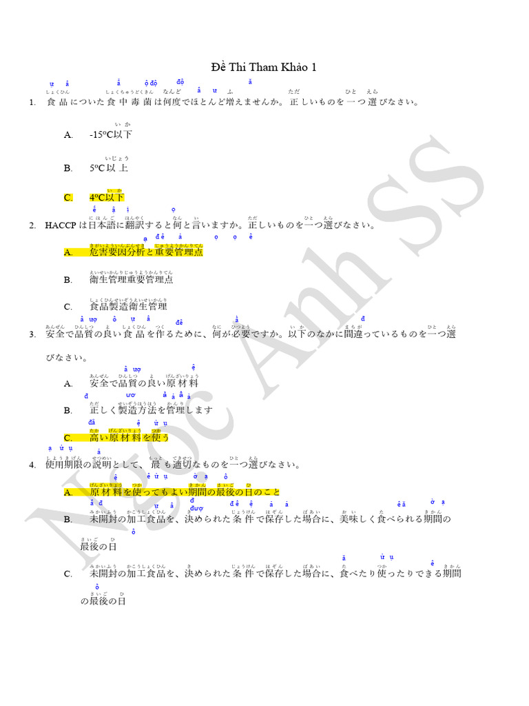Đề Thi Thử 5 SS Minh Ngọc Chữa Hopcoicb | PDF