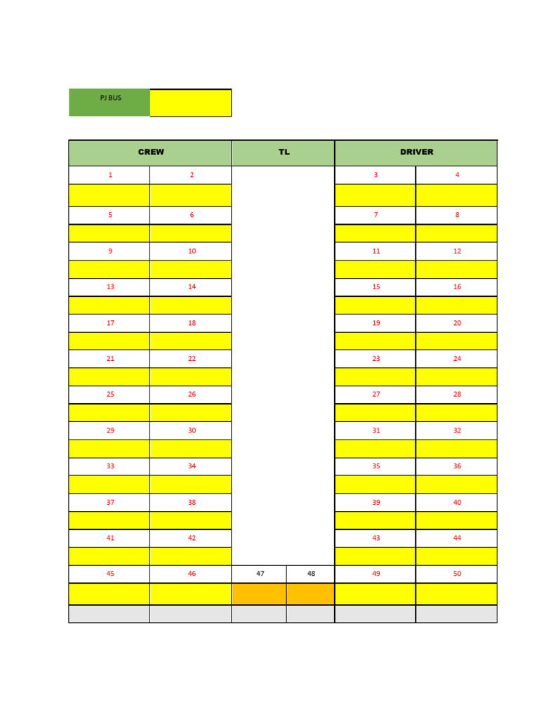 BUS 5 Crew List and Roles | PDF
