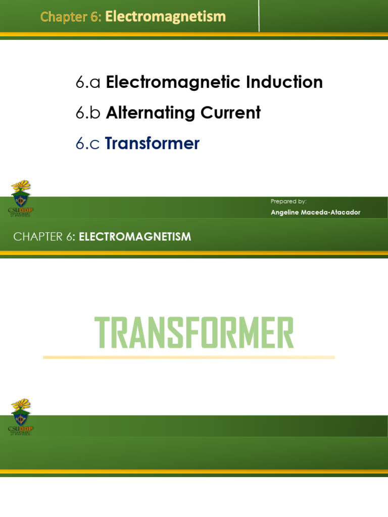 Understanding Transformers in Physics | PDF | Transformer | Inductor