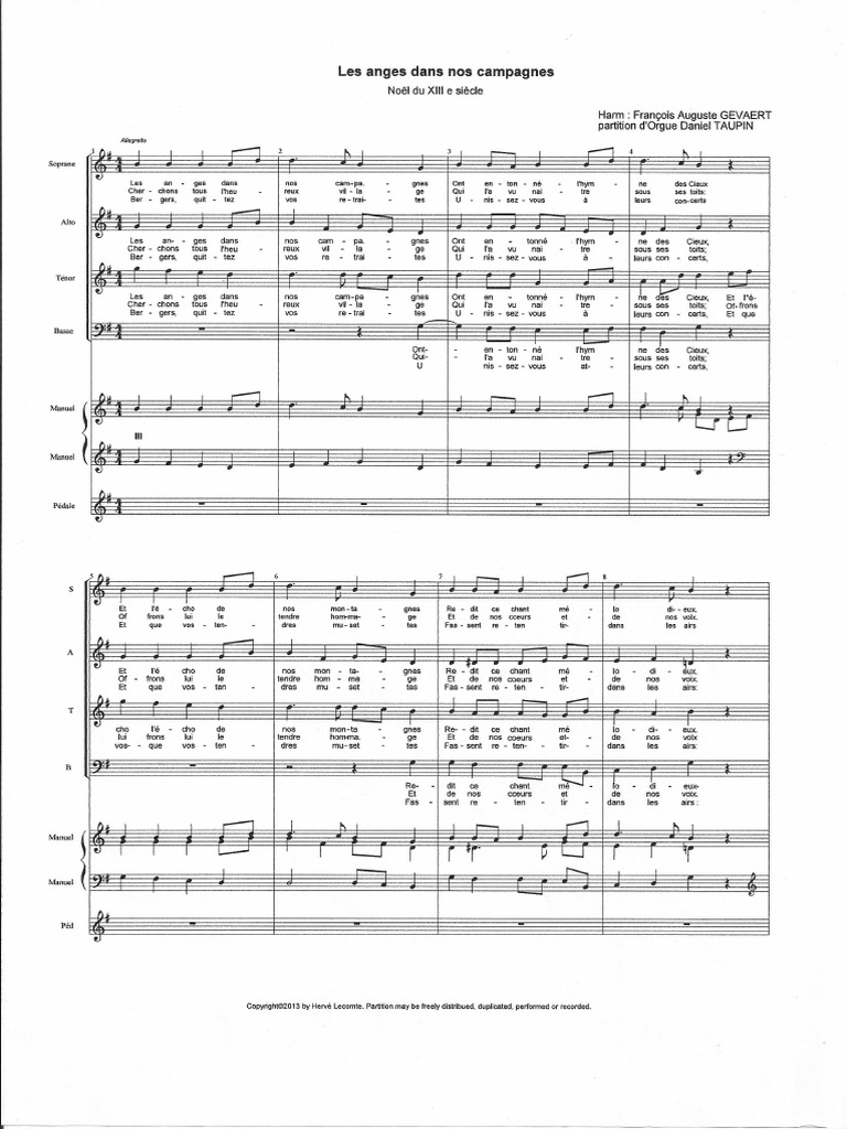 Les Anges Dans Nos Campagnes | PDF