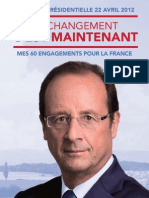 Le Programme de Francois Hollande