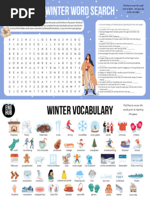 Student's Version Winter Word Search