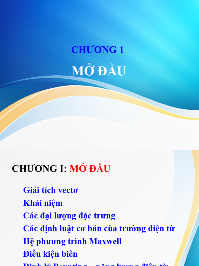 Chuong 1 | PDF