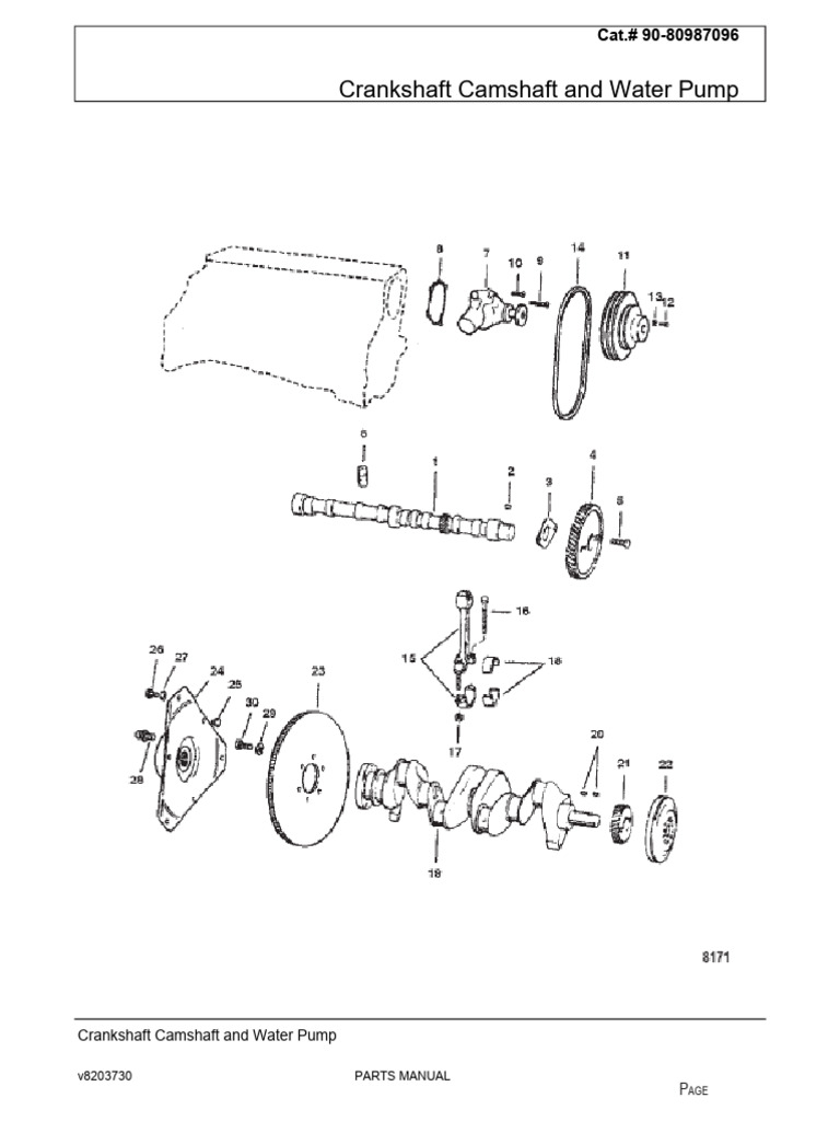 John Deere Crankshaft Parts Manual | PDF | Rotating Machines ...