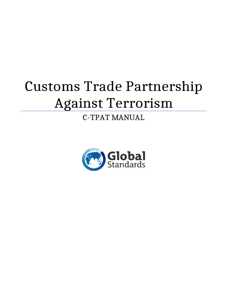 Ctpat Manual Pdf Security Guard Closed Circuit Television