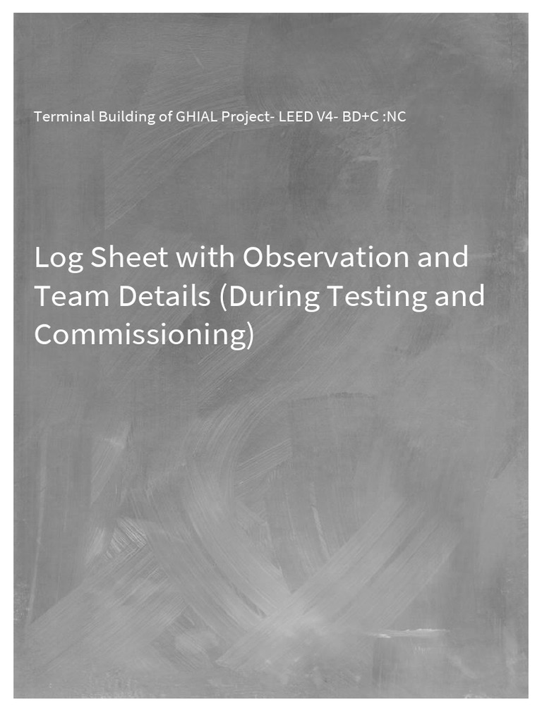 GHIAL Terminal Building Cx Report | PDF | Duct (Flow) | Building ...