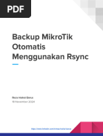 Cara Backup dan Export Mikrotik | PDF