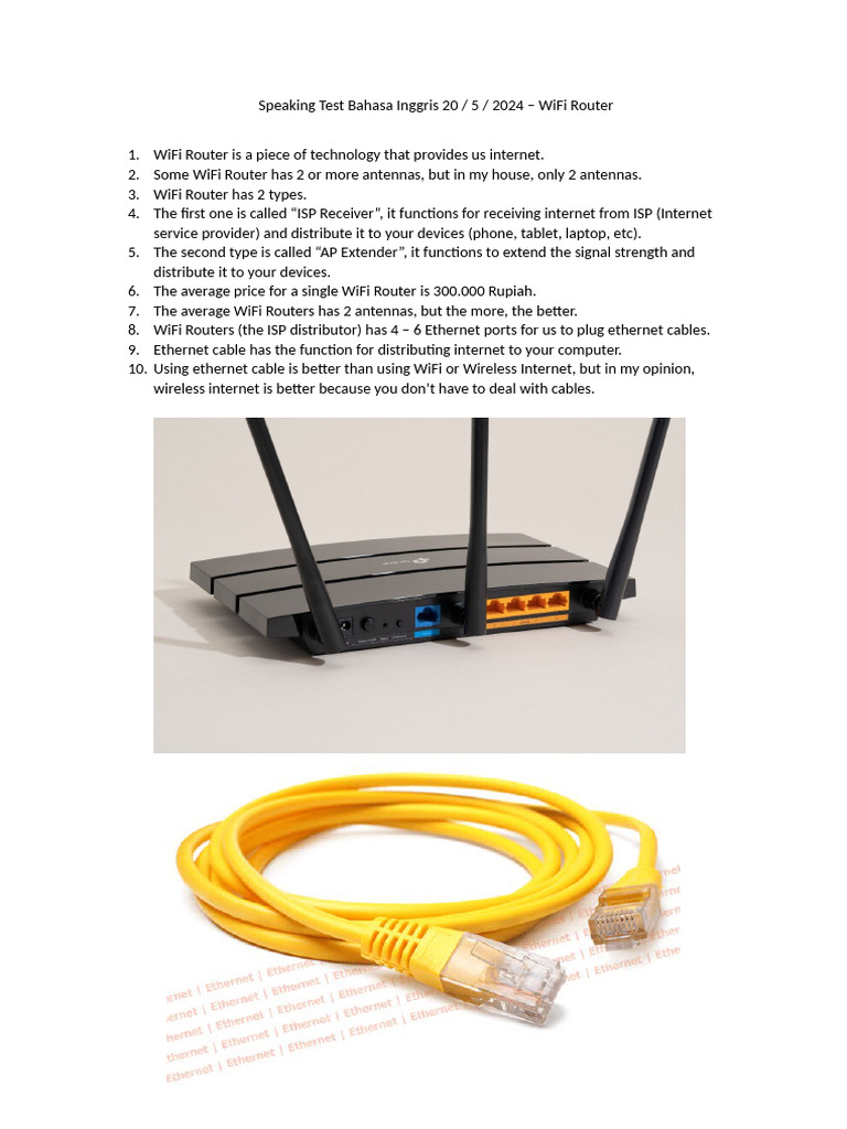 WiFi Router Types and Features Guide | PDF
