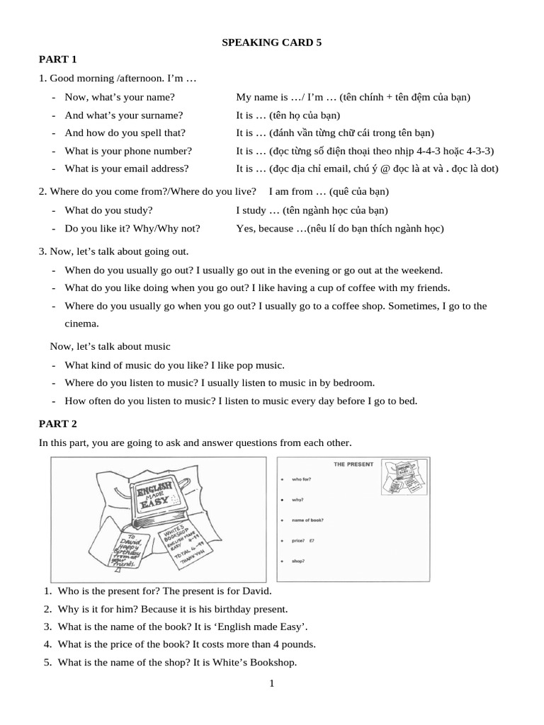 English Conversation Practice Guide | PDF | Language Arts & Discipline ...