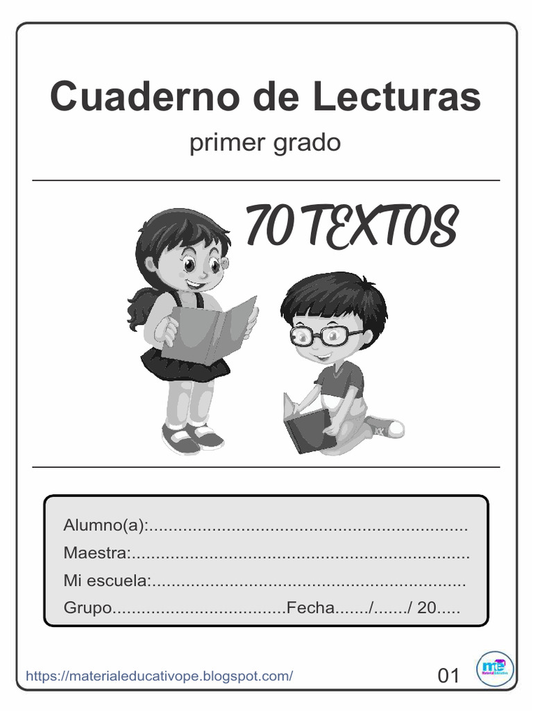 Cuaderno de Lecturas para Primer Grado | PDF | Career & Growth