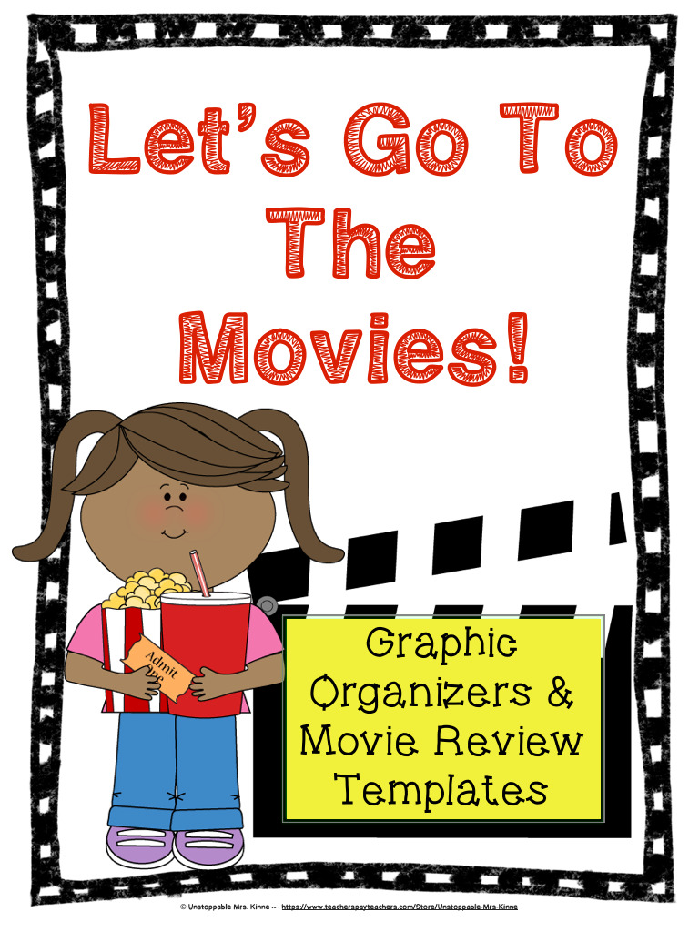 Let's Go To The Movies!: Graphic Organizers & Movie Review Templates ...