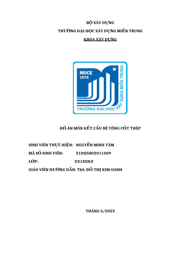 Do An BT1 (Thuyet Minh) | PDF