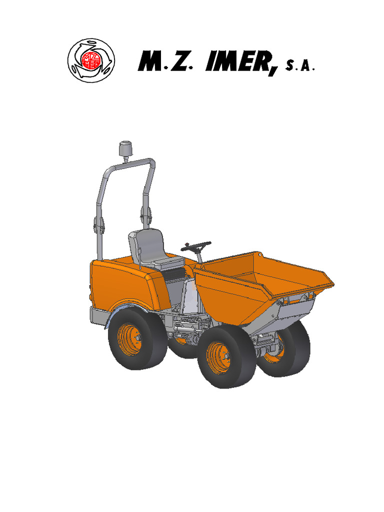 Manual Dumper MZ 1200 HDA H Y HDG H PDF Transmisi n Autom tica 