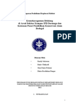 Laporan Praktikum Lapangan Kelompok Eksplorasi Habitat (Ennie Chahyadi, Gina Dania Pratami, Maria Rosdalina Pangur, Rendi Setiawan - 2011)