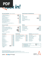 Avanti West Coast Onboard Menu | PDF | Drink | Foods