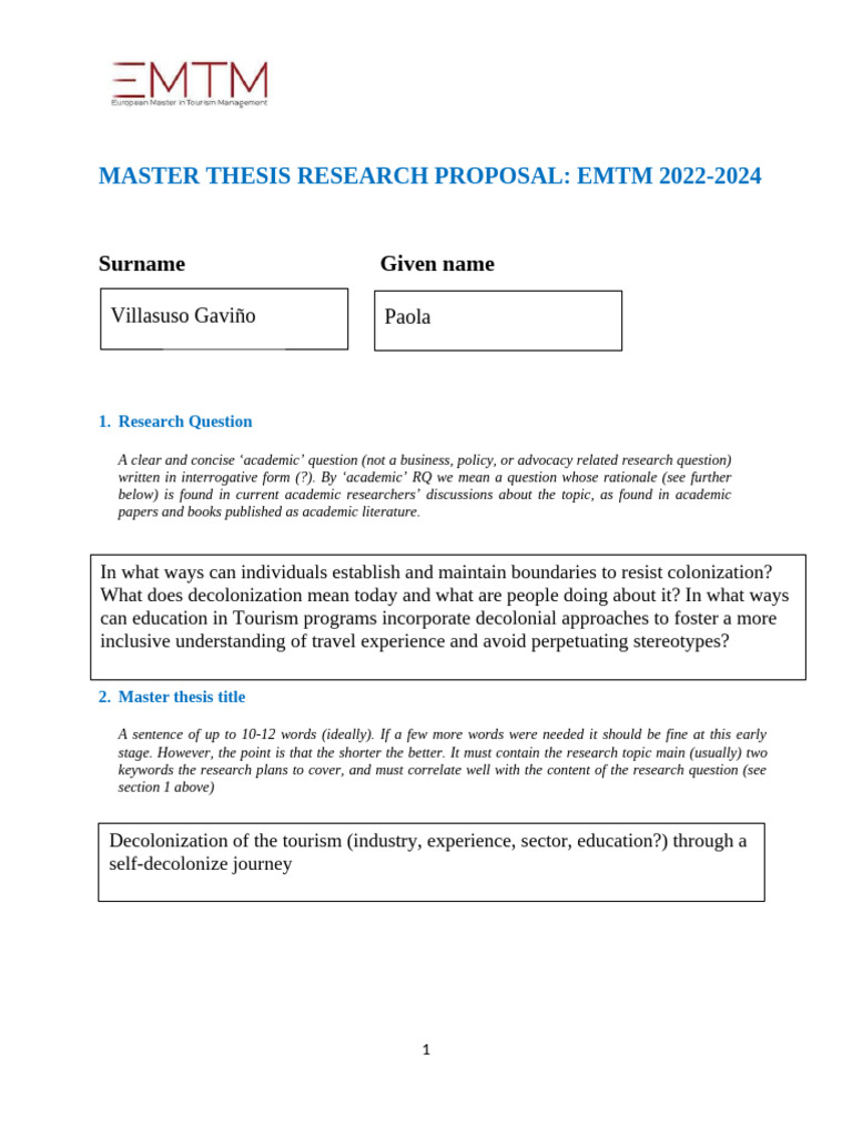Decolonizing Tourism: A Self-Reflective Journey | PDF | Thesis ...