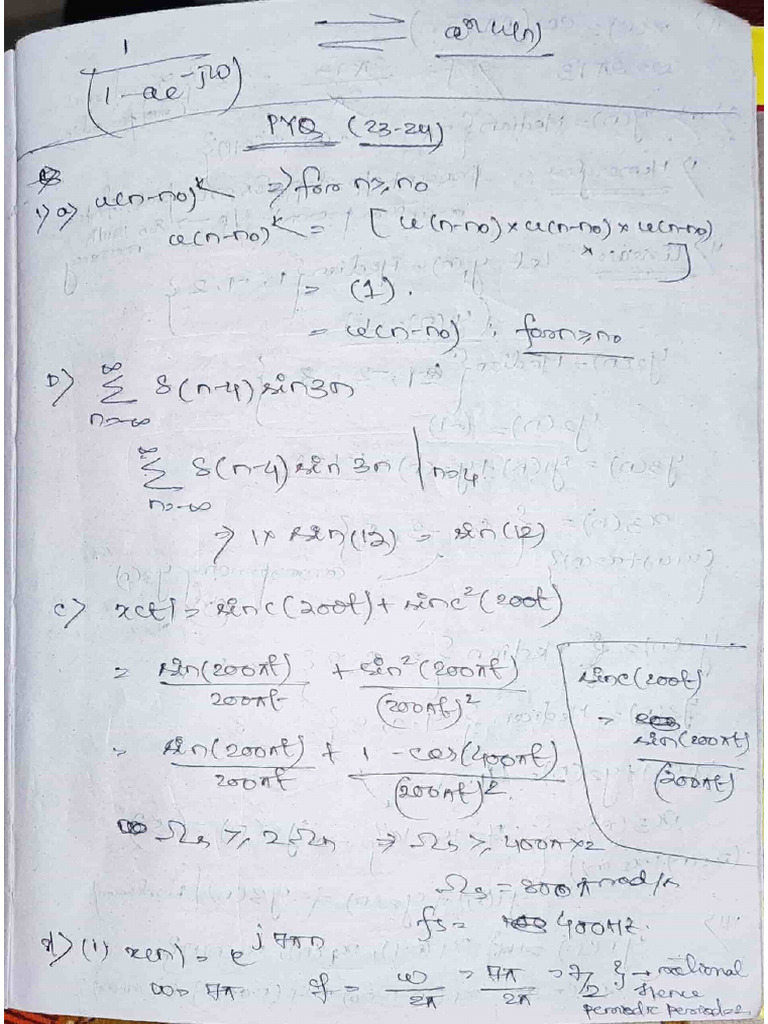 Pyq DSP | PDF