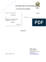 Wilner Smart Meter Complaint To CPUC