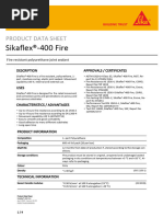 Sikaflex®-400 Fire: Product Data Sheet | PDF | Paint | Chemistry