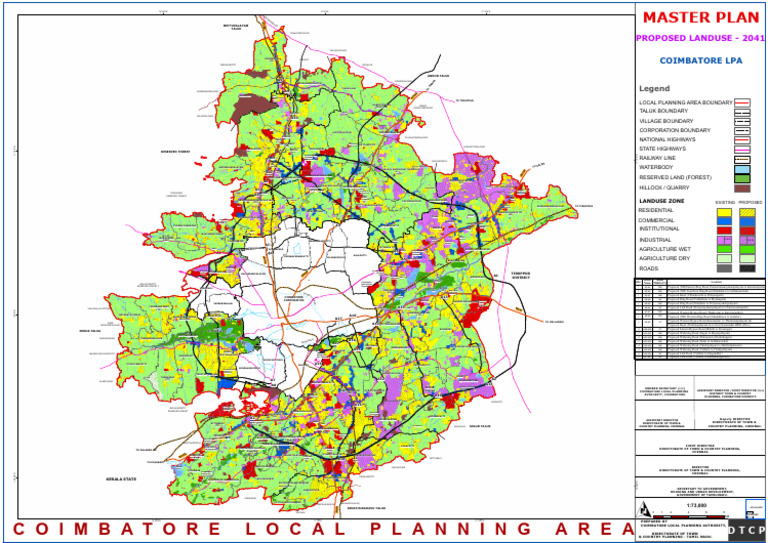Coimbatore Master Plan 2041 Overview | PDF